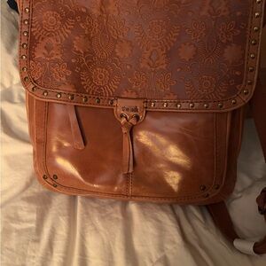 The Sak Tan Leather Backpack new with tags